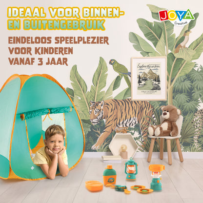 Joya Creative Camping Playset with Pop-up Tent – Camping Set for Children with Outdoor Accessories