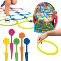 Joya Creative 2-in-1 Buitenspeelgoed – Ringwerpen & Hinkelspel voor Kinderen vanaf 3 Jaar