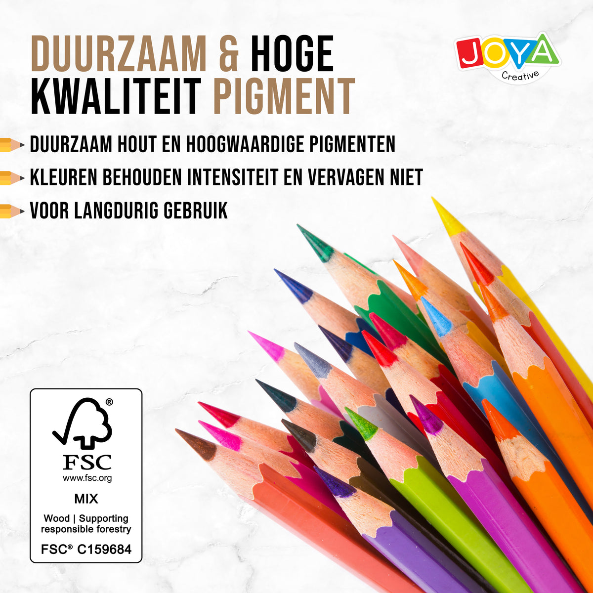 Joya Creative Professionele Kleurpotloden Set 72 Kleuren – Premium Tekenset voor Volwassenen en Kinderen
