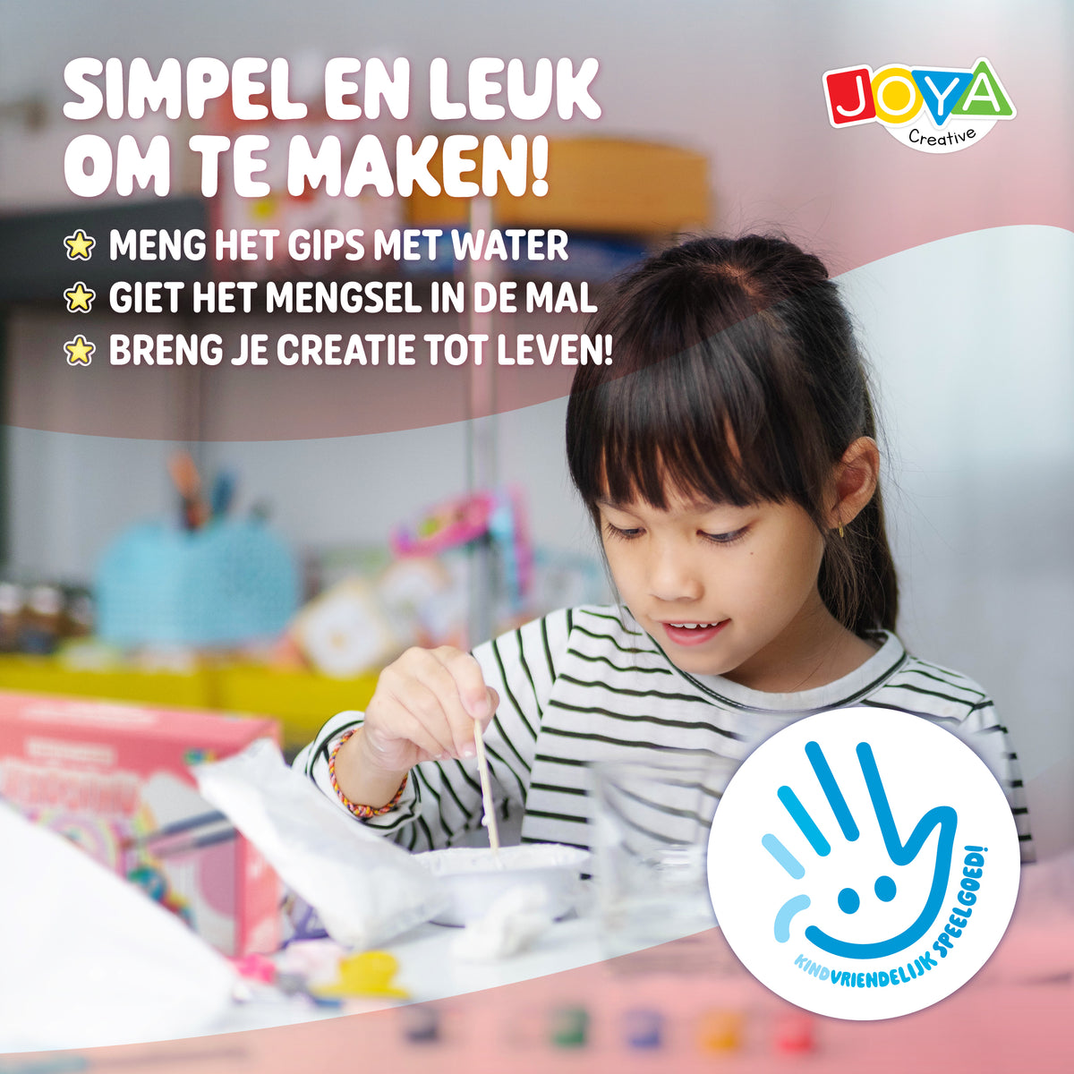 Joya Creative Unicorn Pour and Paint Set – Make 6 Unicorns with Paint and Brushes