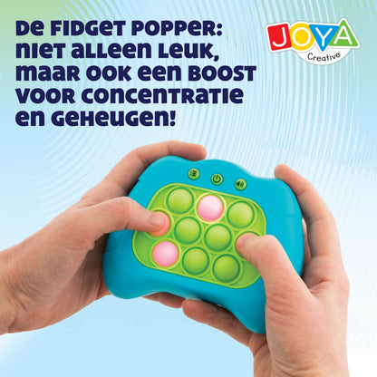 Joya Creative Pop It Game Controller – Quick Push Fidget Game with Light and Sound for Kids