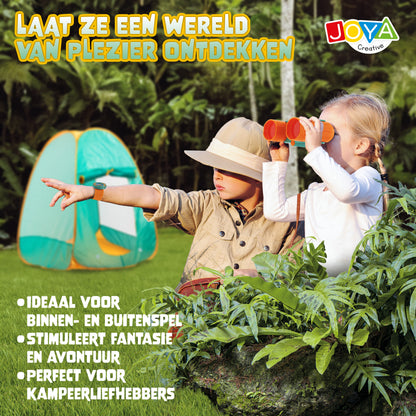 Joya Creative Camping Playset with Pop-up Tent – Camping Set for Children with Outdoor Accessories