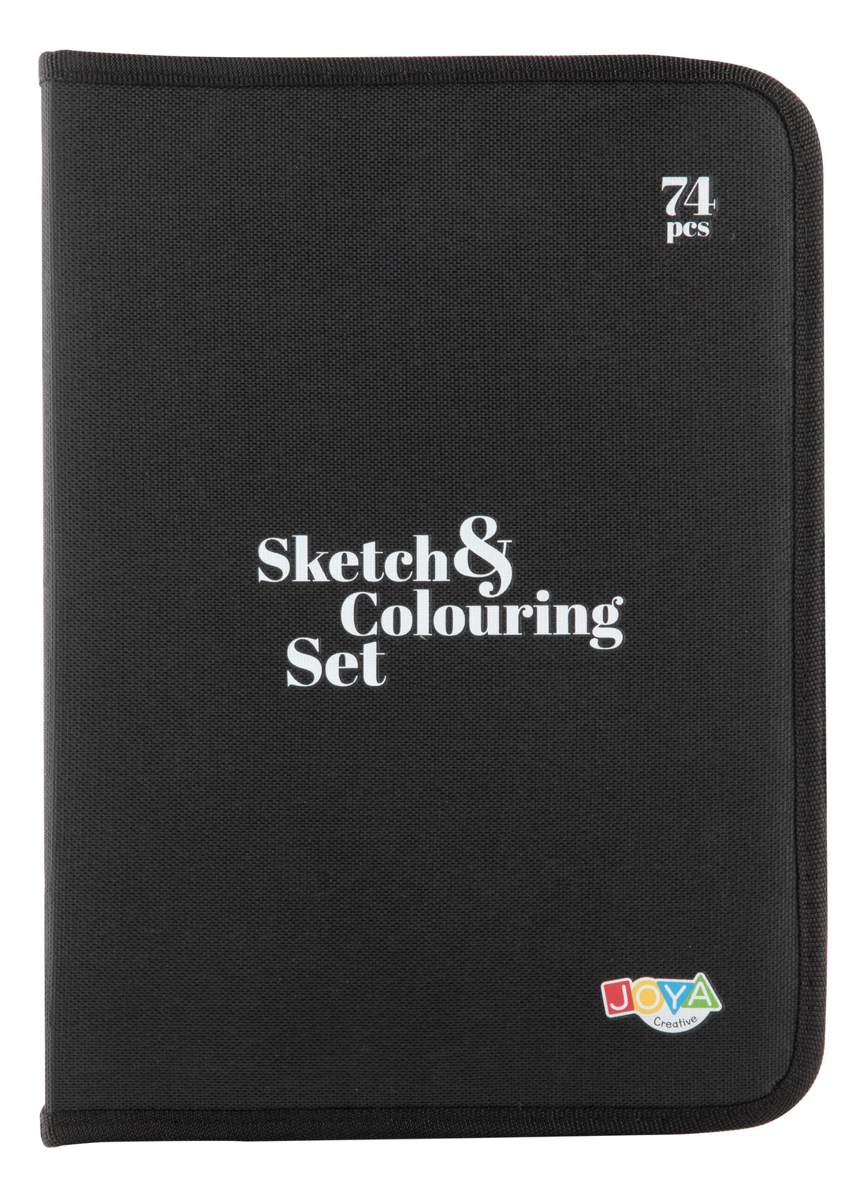 Joya Creative Set profesional de dibujo de 74 piezas – Lápices de colores, lápices de grafito y fineliners para dibujar y hacer bocetos