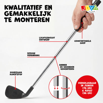 Joya Creative Palo de golf de 96 cm – Palo de golf para niños y adultos para bucket golf, juegos de jardín y juegos de exterior