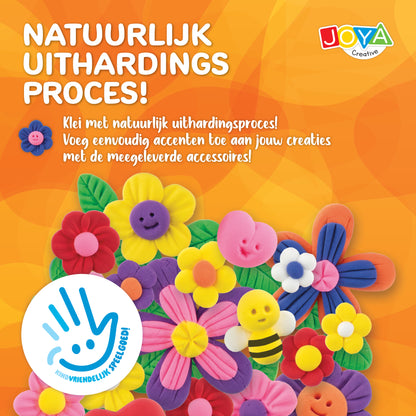 Joya Creative Self-Drying Clay Set – Soft Air Dry Clay Craft Kit for Kids and Adults