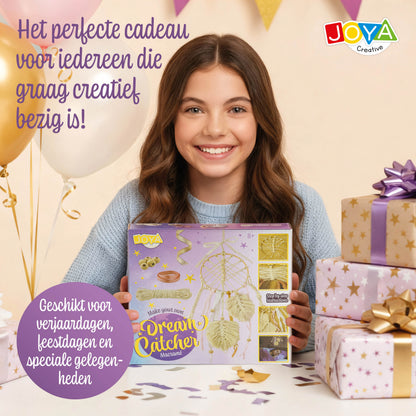 Joya Creative Macramé Dream Catcher Craft Kit – DIY Dream Catcher Making with Step-by-Step Instructions