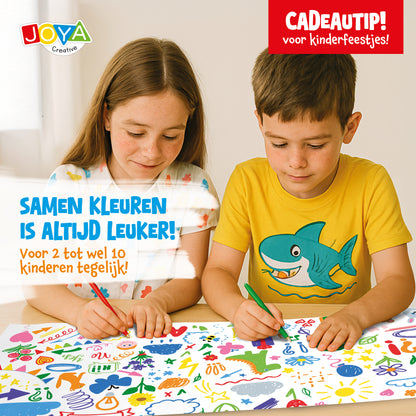 Joya Creative Blanco Tekenpapier op Rol Navulling 3x10 Meter – Extra Lange Papierrollen voor Tekenbord en Papierrolhouder