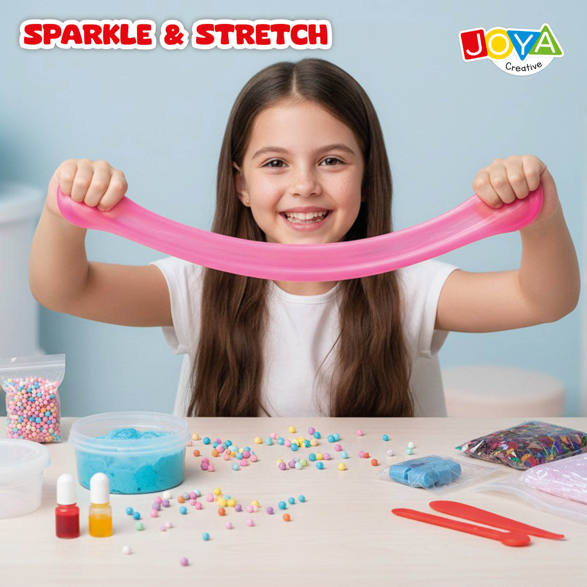 Joya Creative Unicorn Slijm Pakket 75 Delig – Complete Slime Maak Set voor Kinderen met Unicorn Accessoires