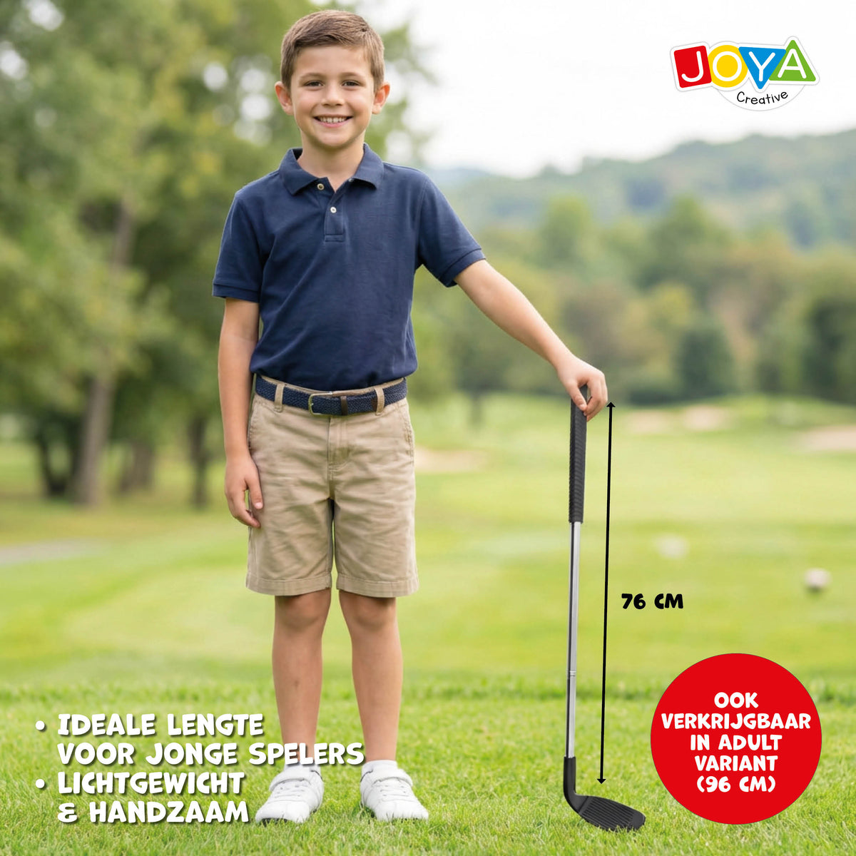 Joya Creative Palo de golf junior de 76 cm – Palo de golf infantil para bucket golf, juegos de exterior y diversión activa