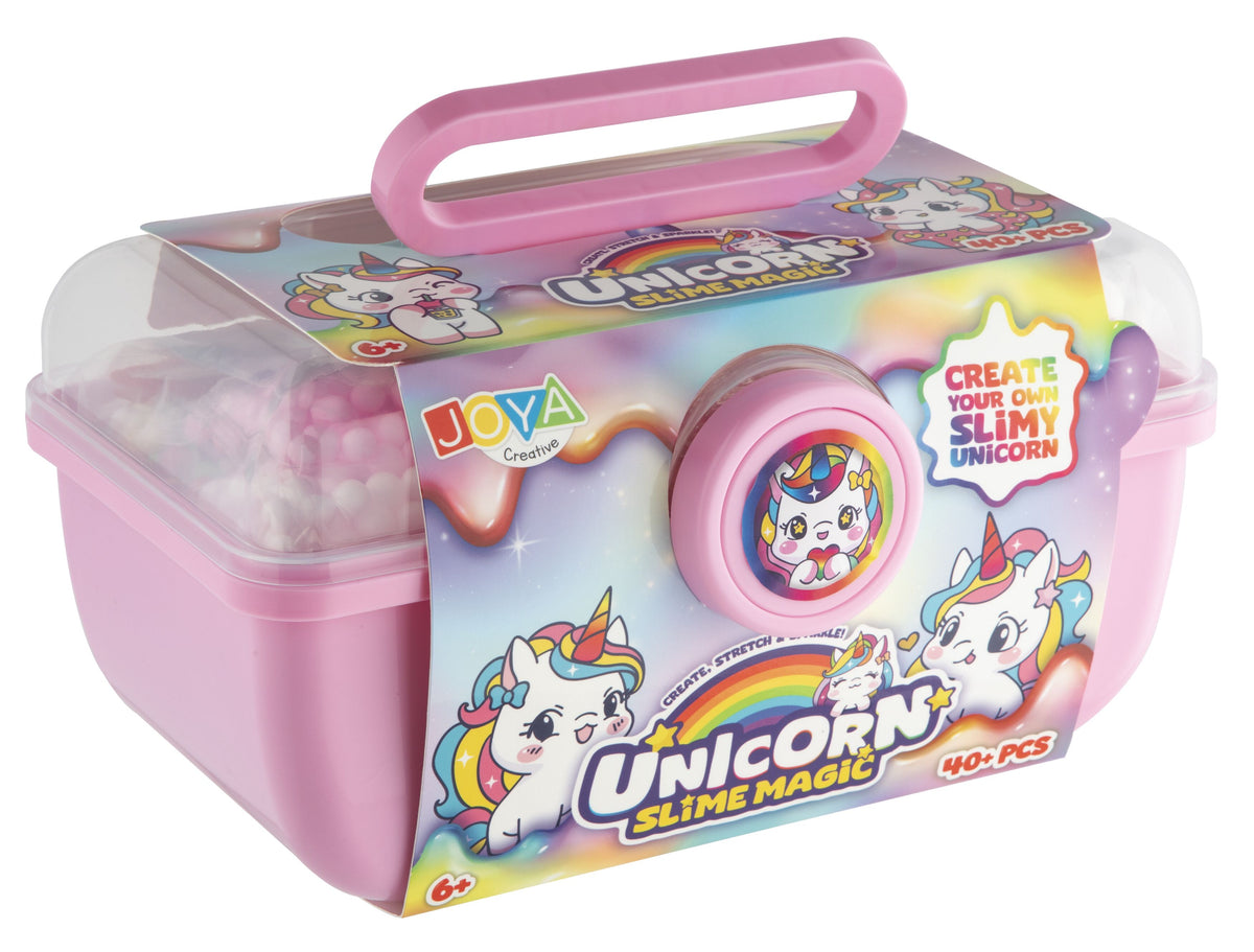 Joya Creative Unicorn Slijm Pakket 75 Delig – Complete Slime Maak Set voor Kinderen met Unicorn Accessoires