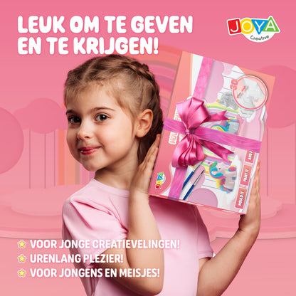 Joya Creative Unicorn Pour and Paint Set – Make 6 Unicorns with Paint and Brushes