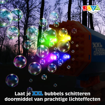 Joya Creative XXL Bellenblaas Pistool met LED Verlichting – Automatische Bubble Gun Inclusief 2 Navullingen