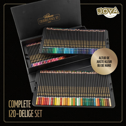 Joya Creative Set profesional de lápices de colores de 120 colores – Set de dibujo premium para adultos y niños en una caja de lujo