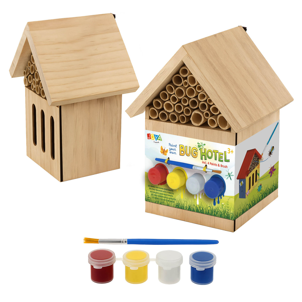Joya Creative Insect Hotel Painting Kit - Build and Paint Your Own Insect Hotel for the Garden