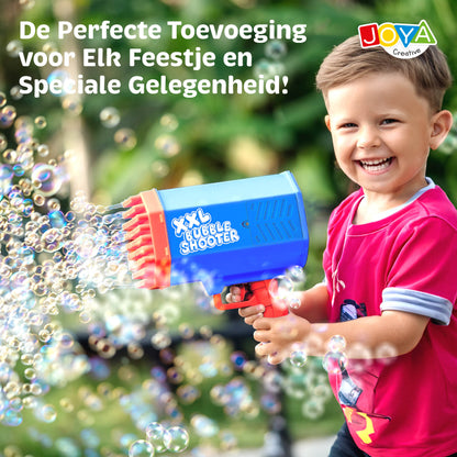 Joya Creative XXL Bellenblaas Pistool met LED Verlichting – Automatische Bubble Gun Inclusief 2 Navullingen
