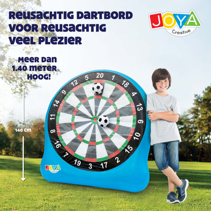 Joya Creative Diana de fútbol XXL – Juego de fútbol hinchable para interior y exterior con 3 balones