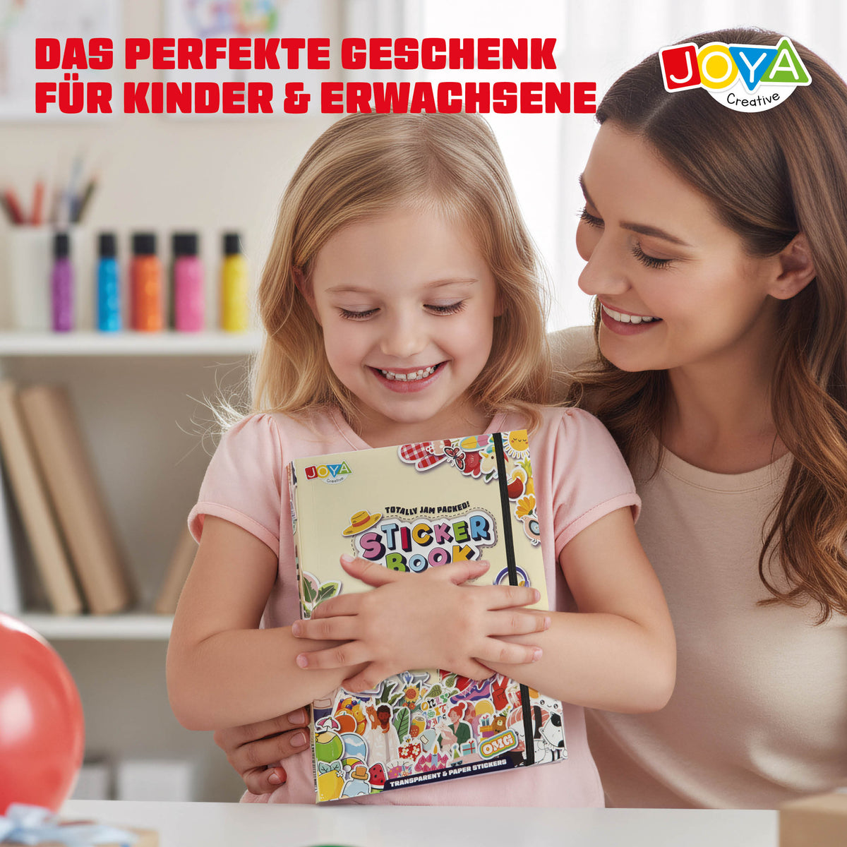 Joya Kreatives Stickerbuch XL – 7.500 Aufkleber für Journaling, Scrapbooking, Bullet Journal und Planer-Dekoration