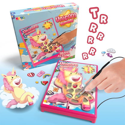 Joya Creative Unicorn Operatiespel – Spannend Behendigheidsspel voor Kinderen met Licht en Geluid