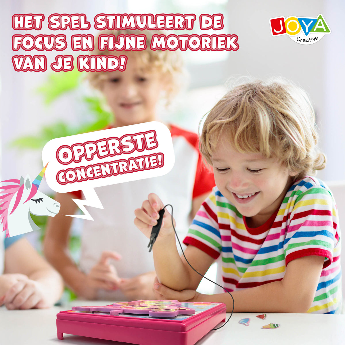 Joya Creative Unicorn Operatiespel – Spannend Behendigheidsspel voor Kinderen met Licht en Geluid