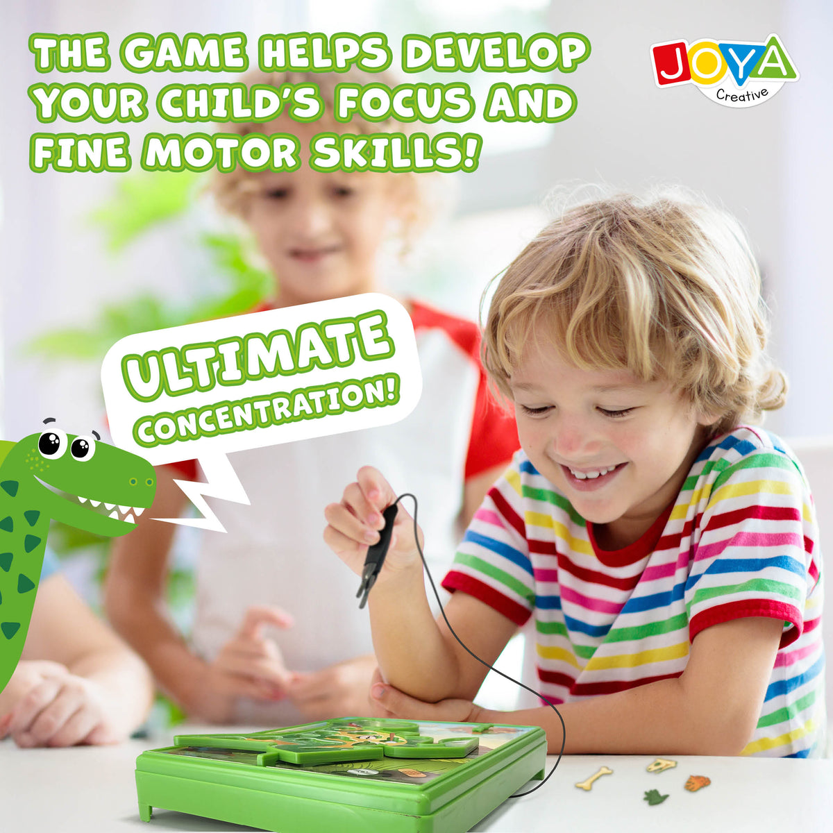 Joya Creative Dino Operation Game - Exciting Dexterity Game for Kids with Light and Sound Effects
