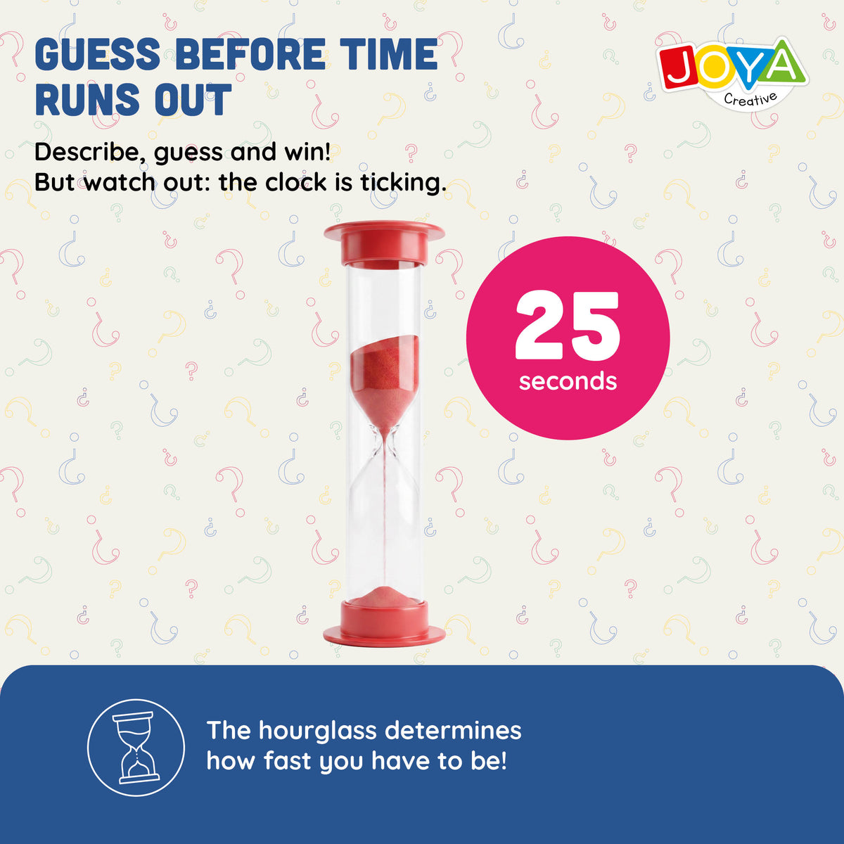 Joya Creative Say It Fast Party Game – Dutch Board Game for Groups | Fast Thinking and Guessing Game for Family & Friends