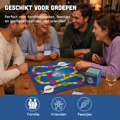 Joya Creative Juego de fiesta Di lo rápido - Juego de mesa en neerlandés para grupos | Juego rápido de pensar y adivinar para familiares y amigos