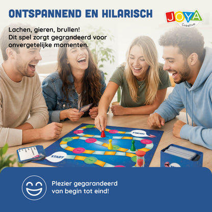 Joya Creative Juego de fiesta Di lo rápido - Juego de mesa en neerlandés para grupos | Juego rápido de pensar y adivinar para familiares y amigos
