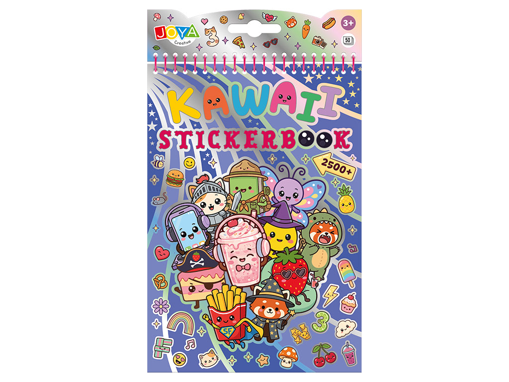 JOYA Creative Kawaii Stickerboek - 2500+ Stickers - 50 Pagina's - Voor Kinderen & Volwassenen - Scrapbooking, Journaling & Knutselen