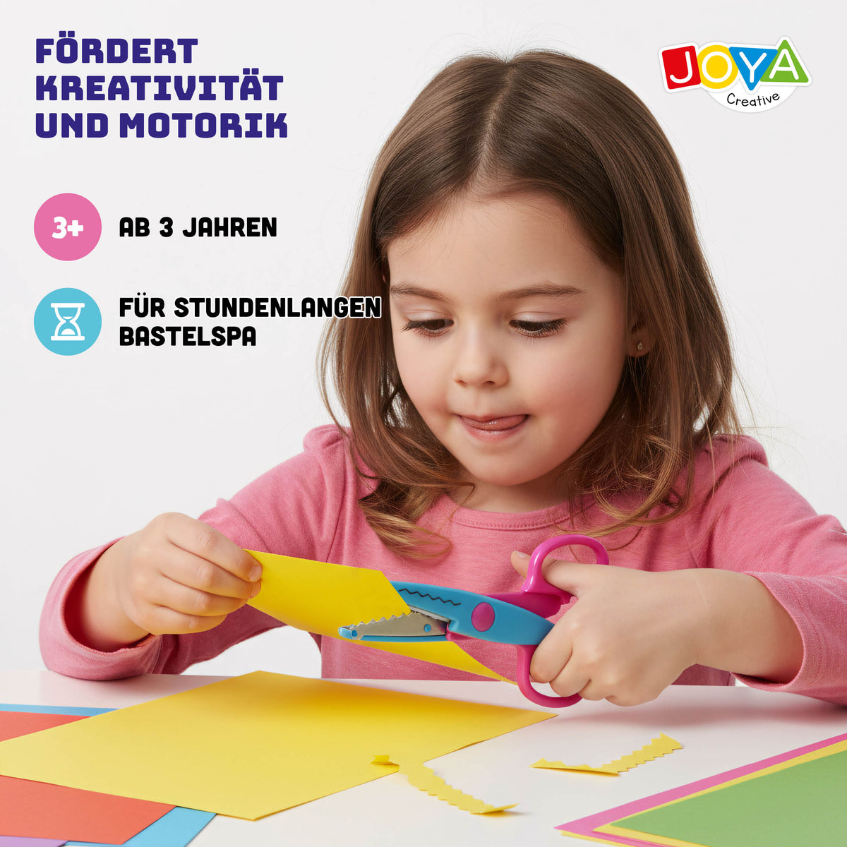 Joya Creative XXL Bastelkoffer für Kinder – Komplettes Bastelset mit über 1500 Bastelutensilien im Aufbewahrungskoffer