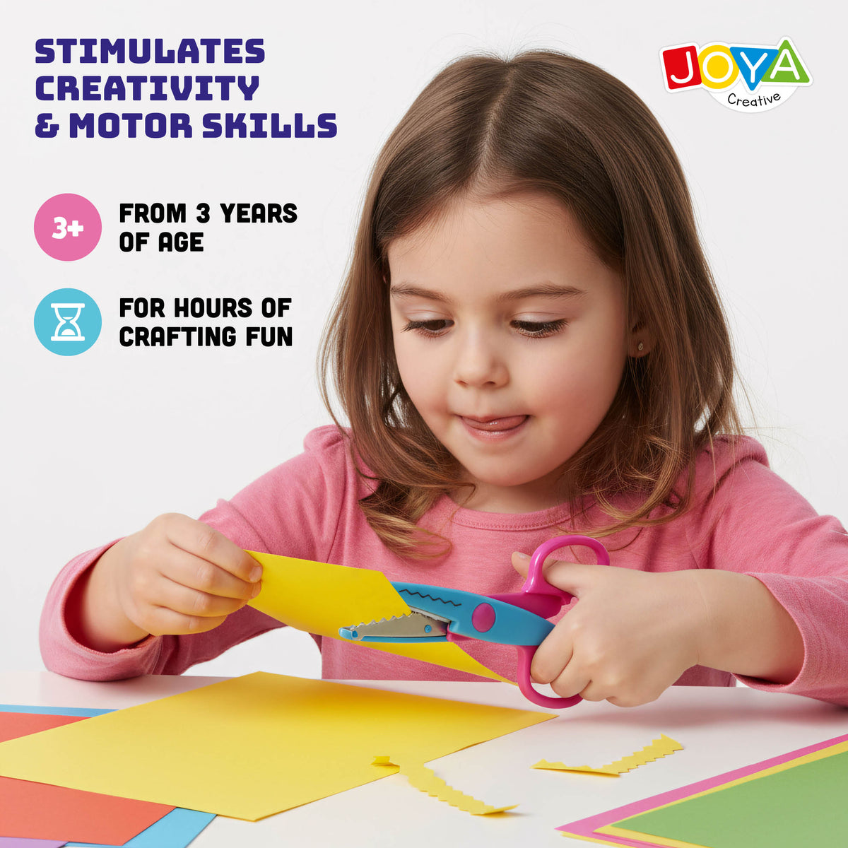 Joya Creative XXL Craft Case for Children – Complete Craft Set with 1500+ Craft Supplies in Storage Case