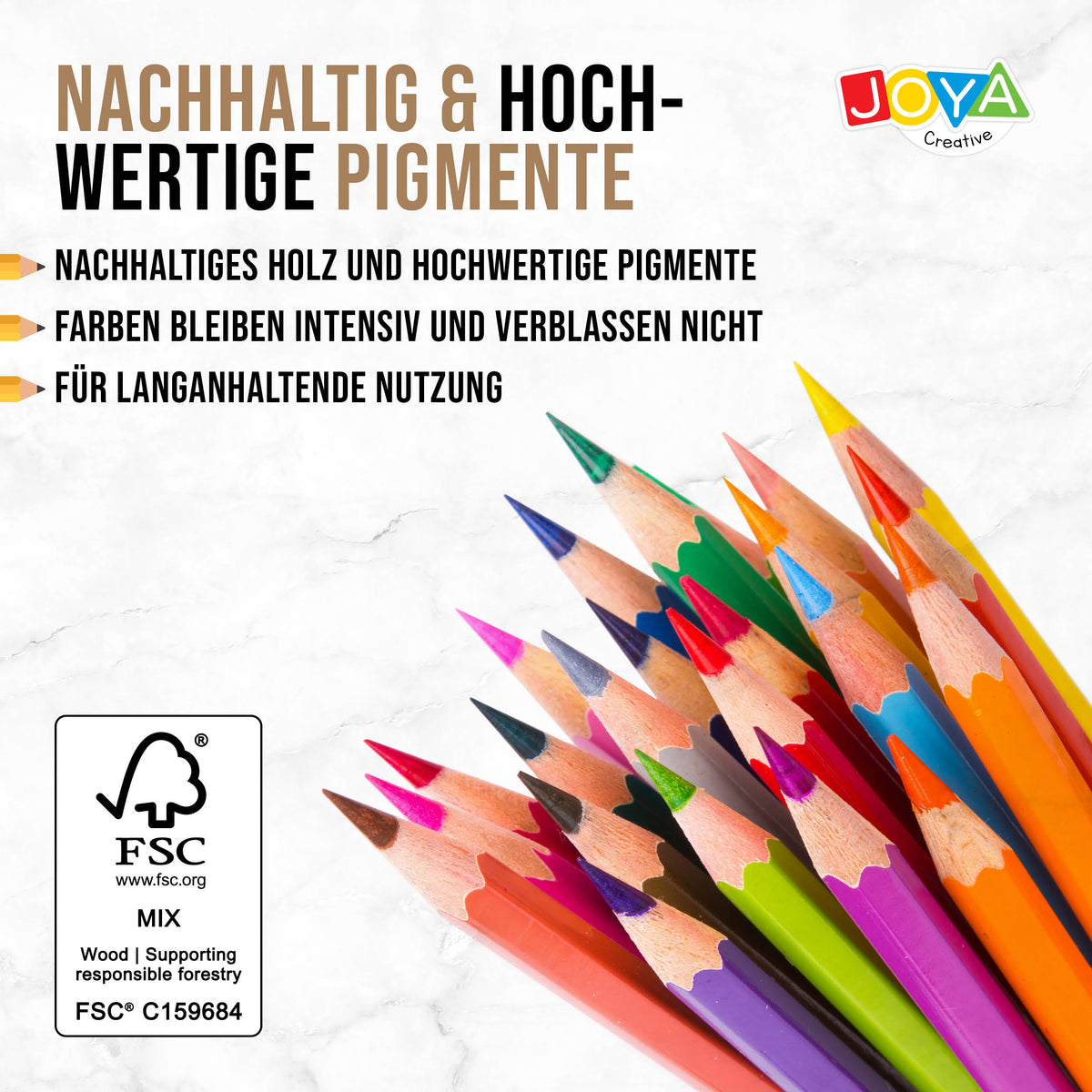Joya Creative Professionelle Buntstifte Set 72 Farben – Premium Zeichenset für Erwachsene und Kinder