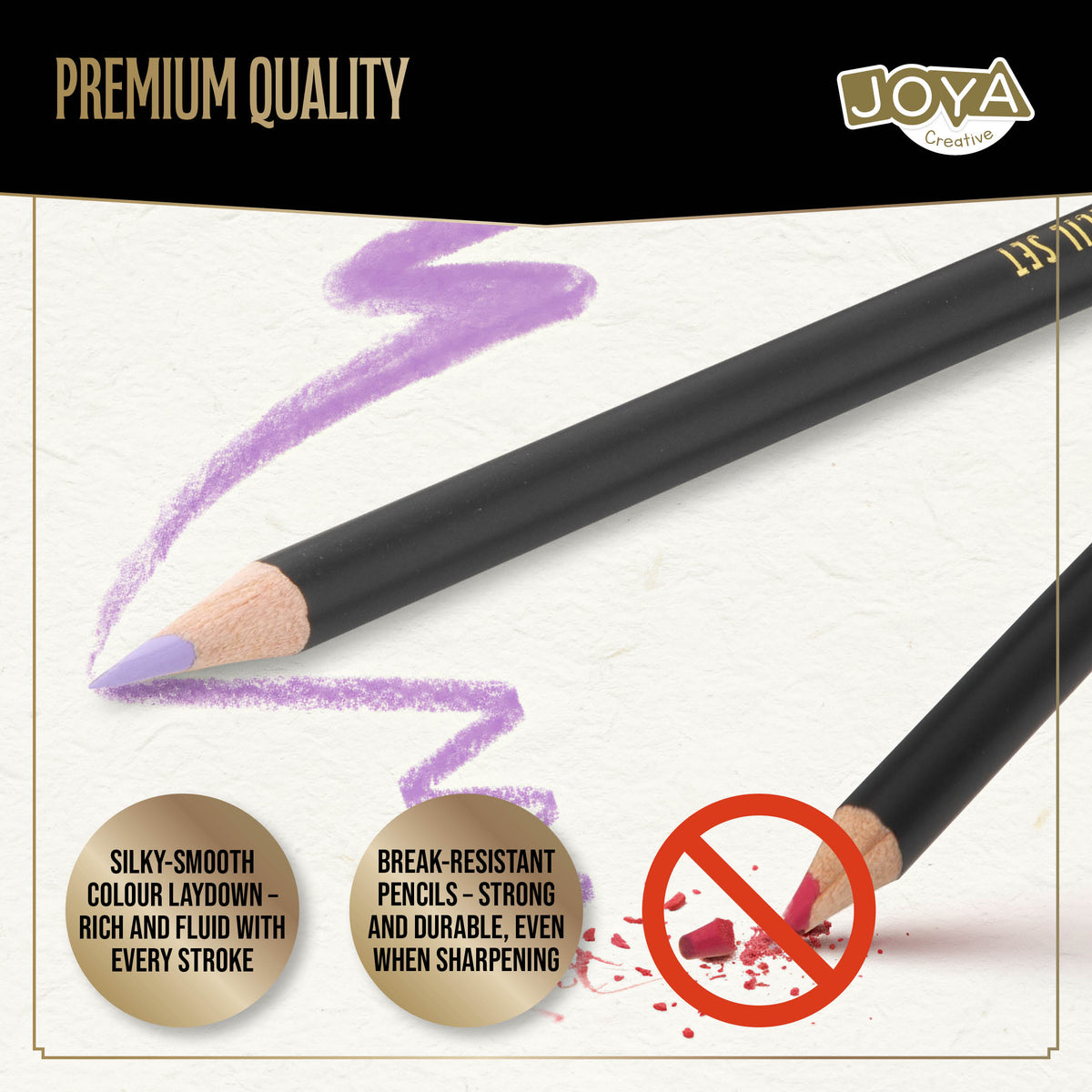 Joya Creative Professional Colored Pencils Set 160 Colors – Premium Drawing Set in Luxury Storage Box for Adults