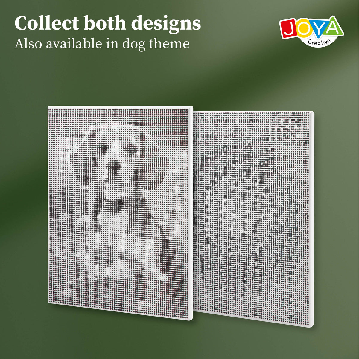 Joya Creative Dot Painting Mandala 40x30 cm – Dot Painting for Adults including 3 Fineliners and Manual