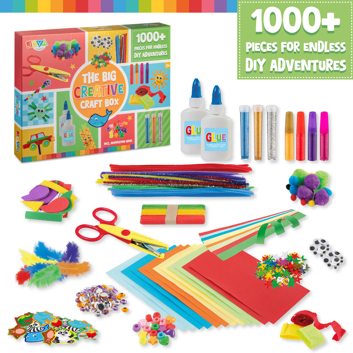 Joya Creative Craft Case 1000pcs - Craft Kit for Children