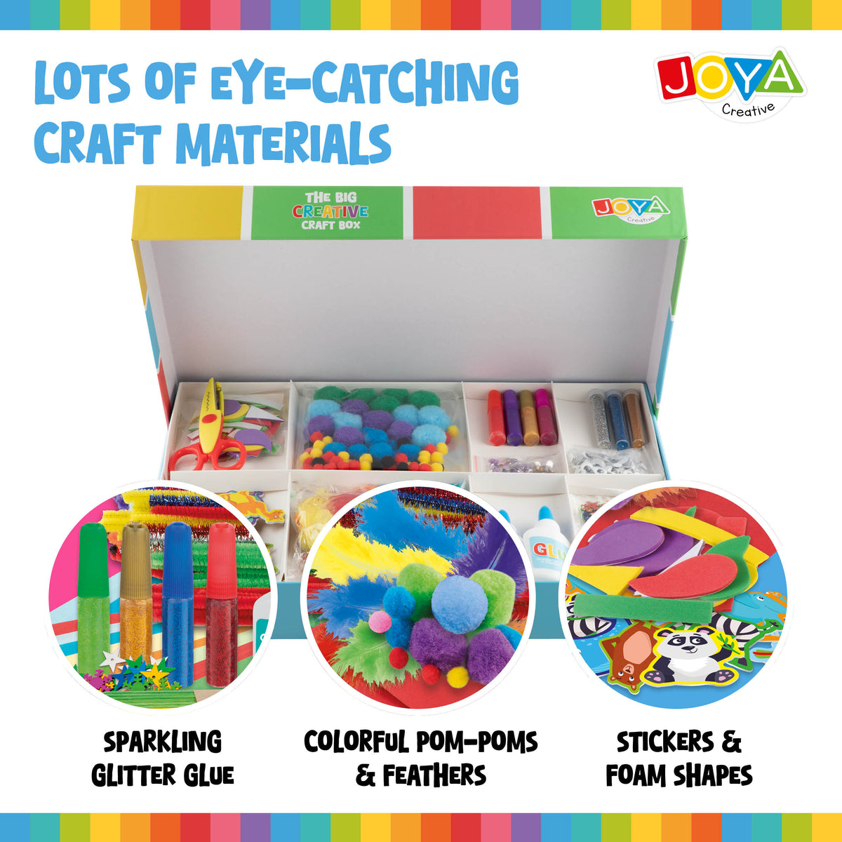 Joya Creative Craft Case 1000pcs - Craft Kit for Children