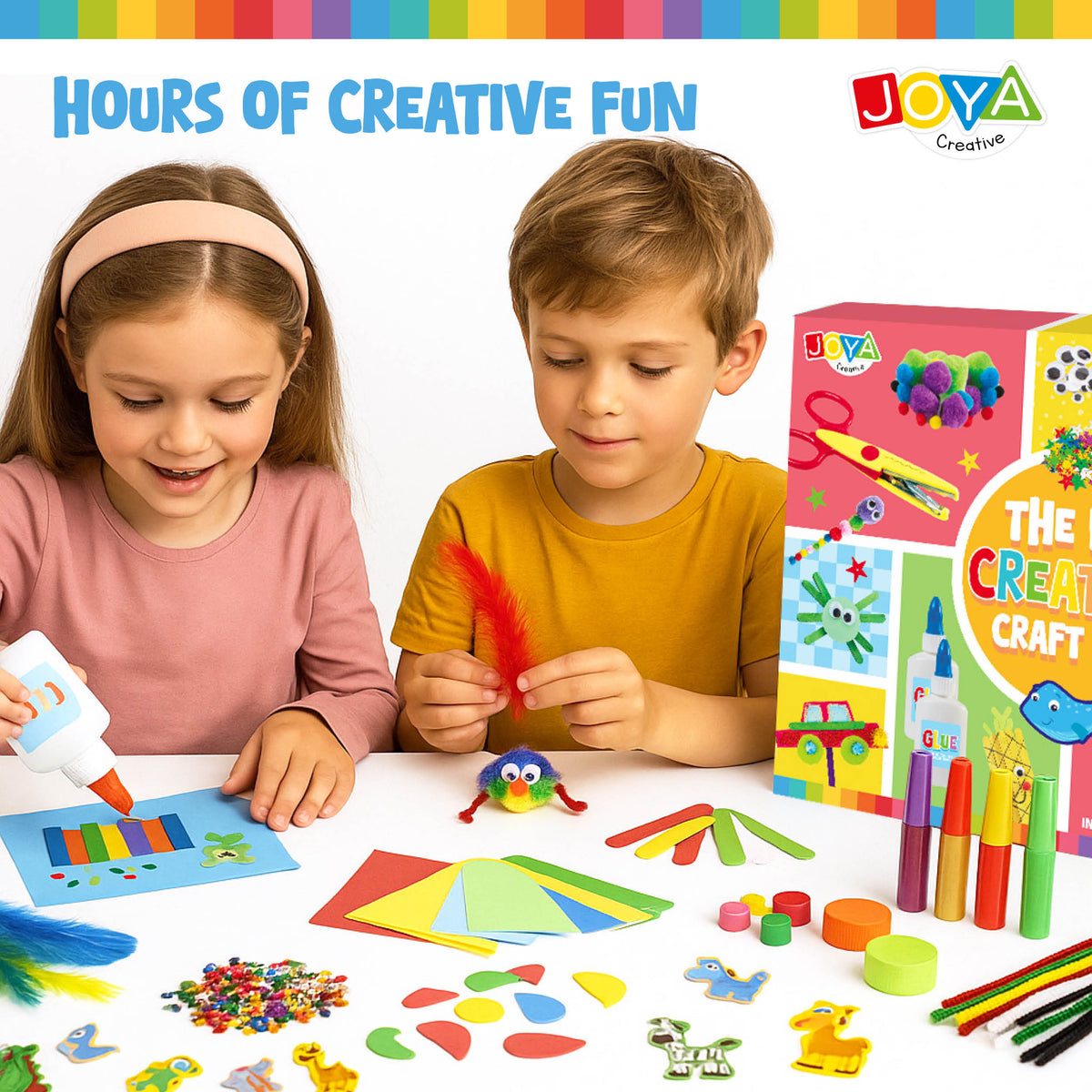 Joya Creative Craft Case 1000pcs - Craft Kit for Children