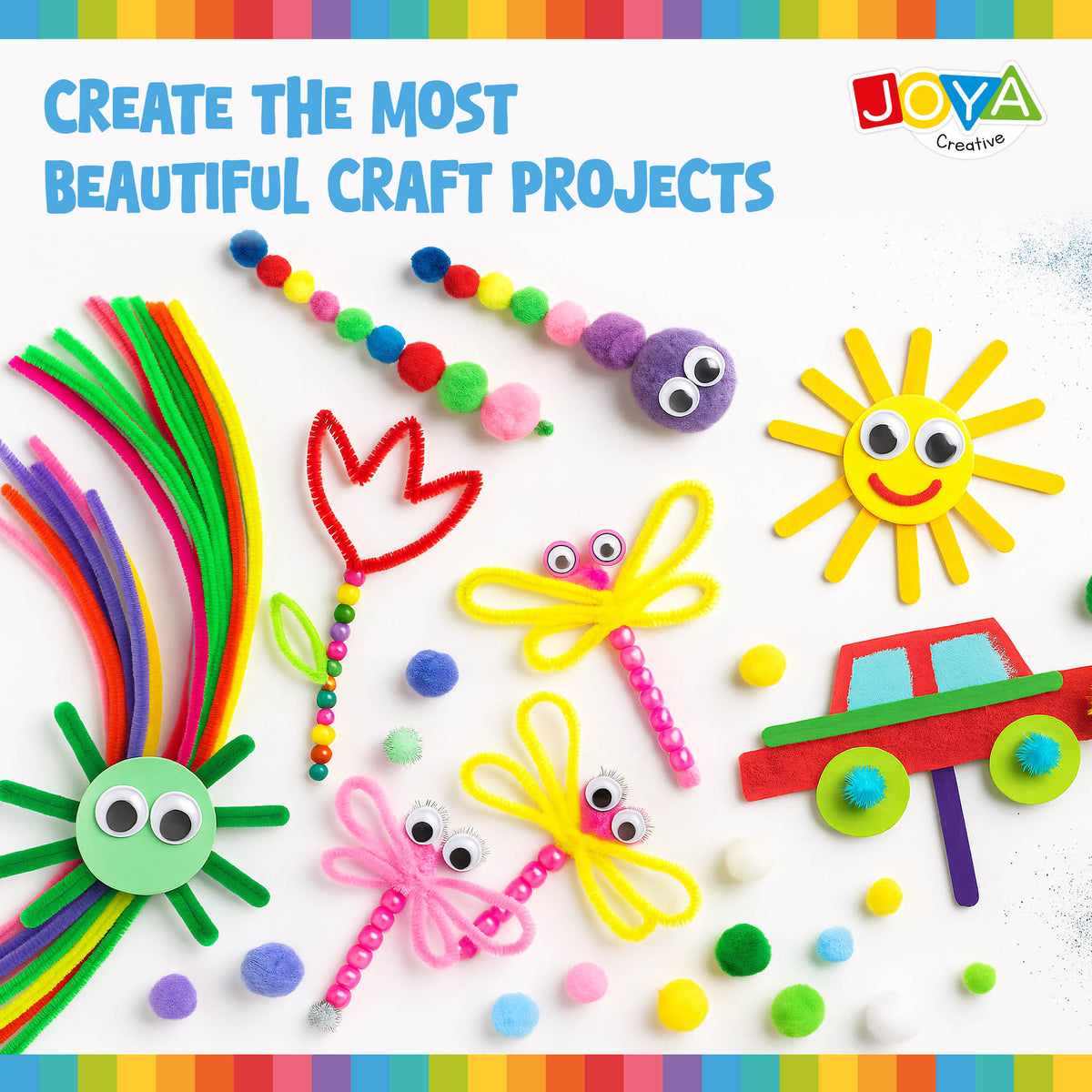 Joya Creative Craft Case 1000pcs - Craft Kit for Children