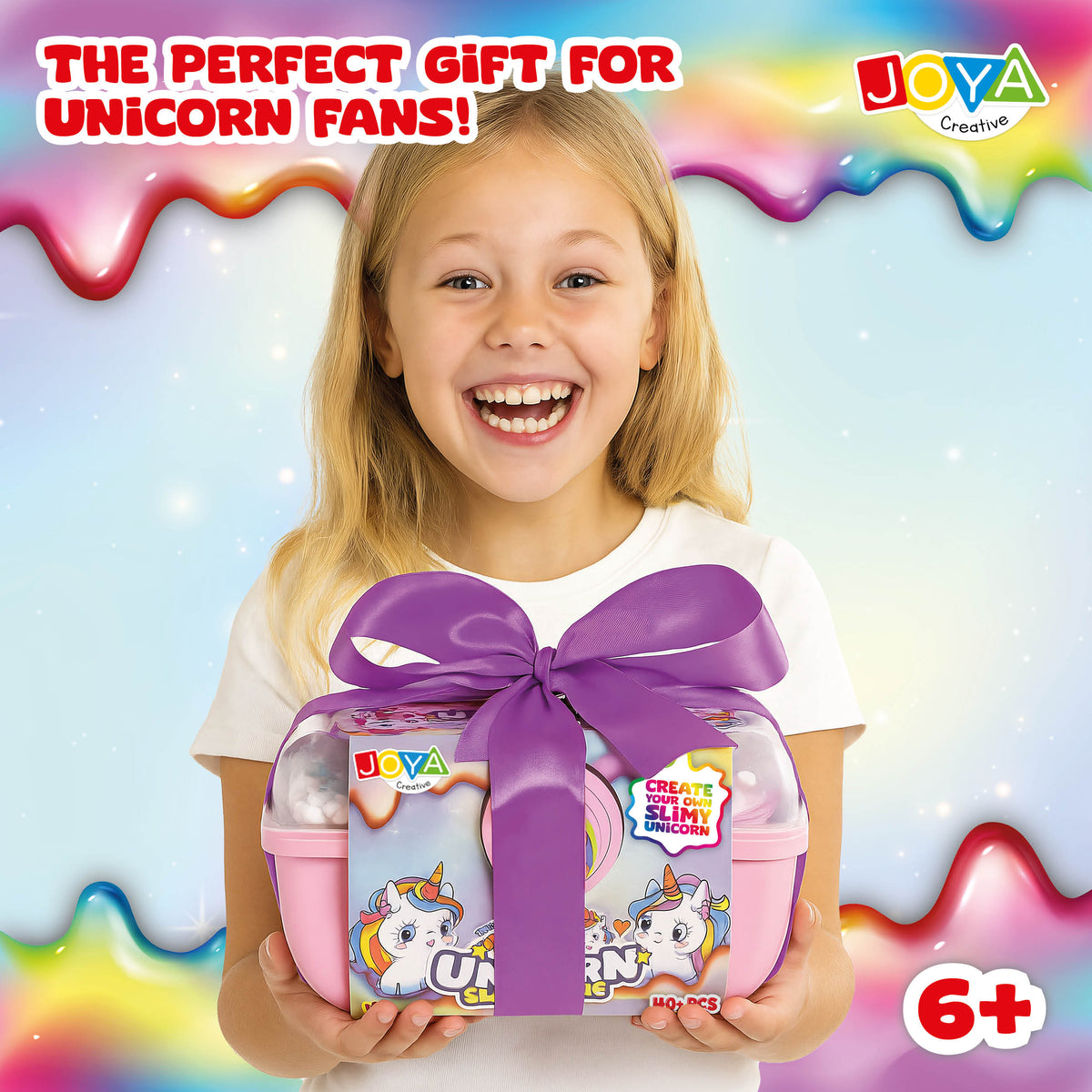 Joya Creative Unicorn Slime Kit 75 Pieces - Complete Slime Making Set for Kids with Unicorn Accessories