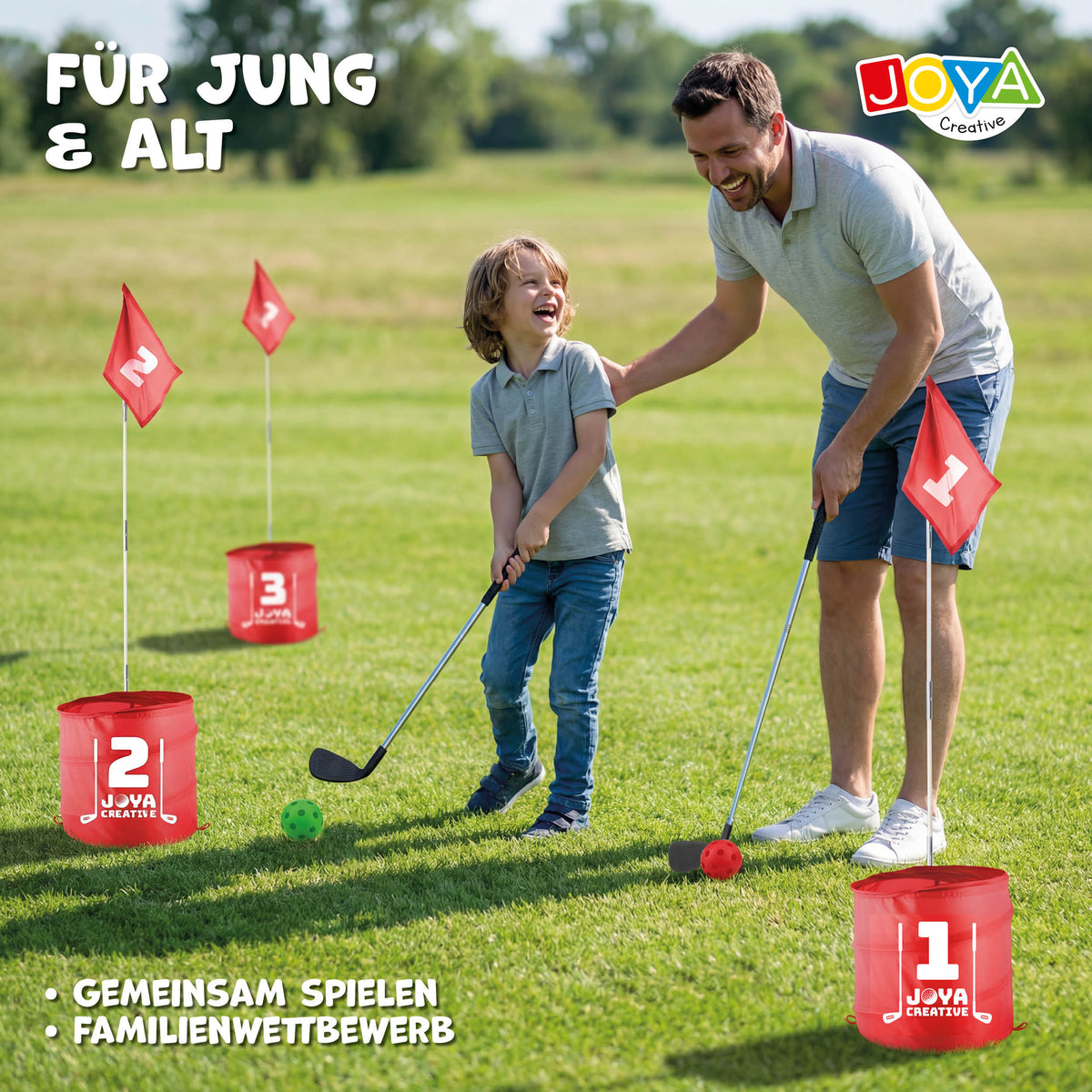 Joya Creative Junior Golfschläger 76 cm – Kinder-Golfschläger für Bucket Golf, Outdoor-Spiele und aktiven Spielspaß
