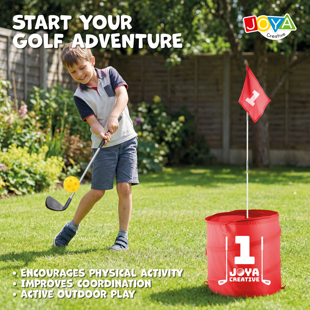 Joya Creative Junior Golf Club 76 cm – Kids' Golf Club for Bucket Golf, Outdoor Games, and Active Play