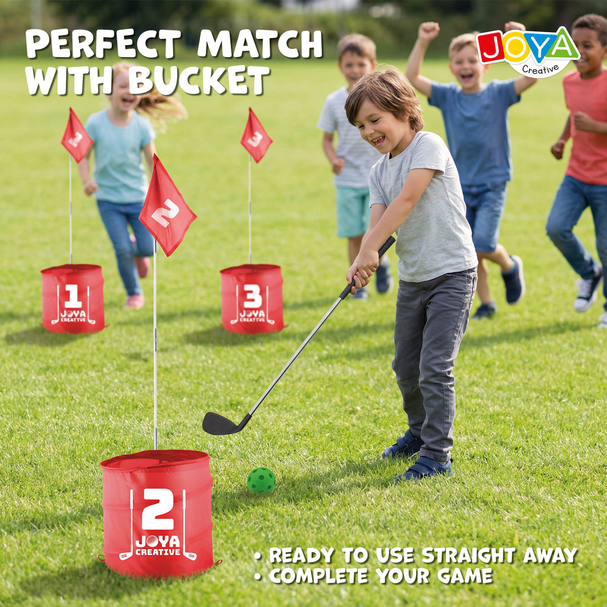 Joya Creative Junior Golf Club 76 cm – Kids' Golf Club for Bucket Golf, Outdoor Games, and Active Play