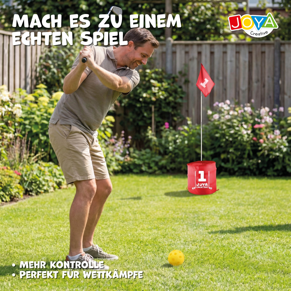 Joya Creative Golfschläger 96 cm – Golfschläger für Kinder und Erwachsene für Bucket Golf, Gartenspiele und Outdoor-Spielzeug