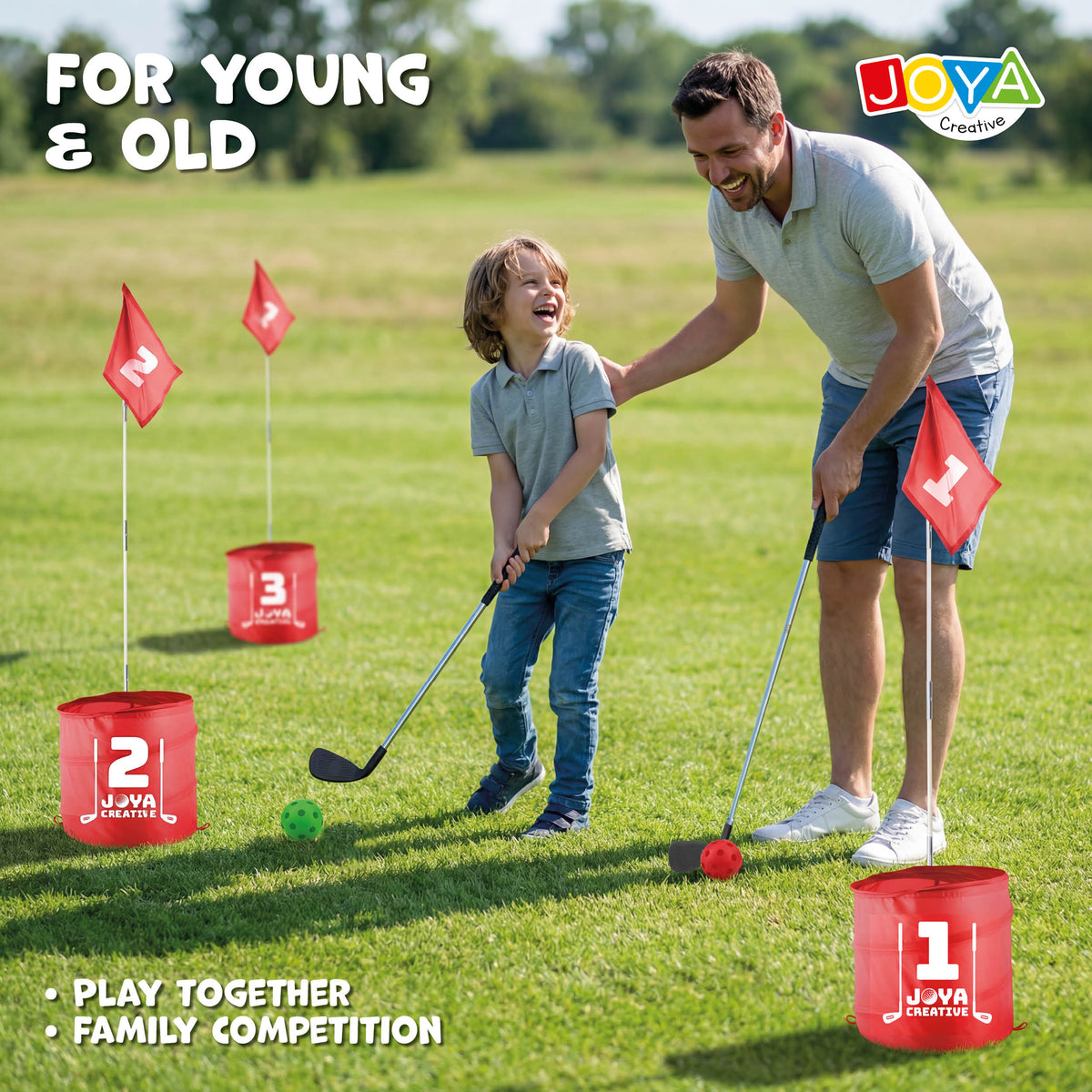 Joya Creative Golf Club 96 cm – Golf Club for Children and Adults for Bucket Golf, Garden Games, and Outdoor Toys