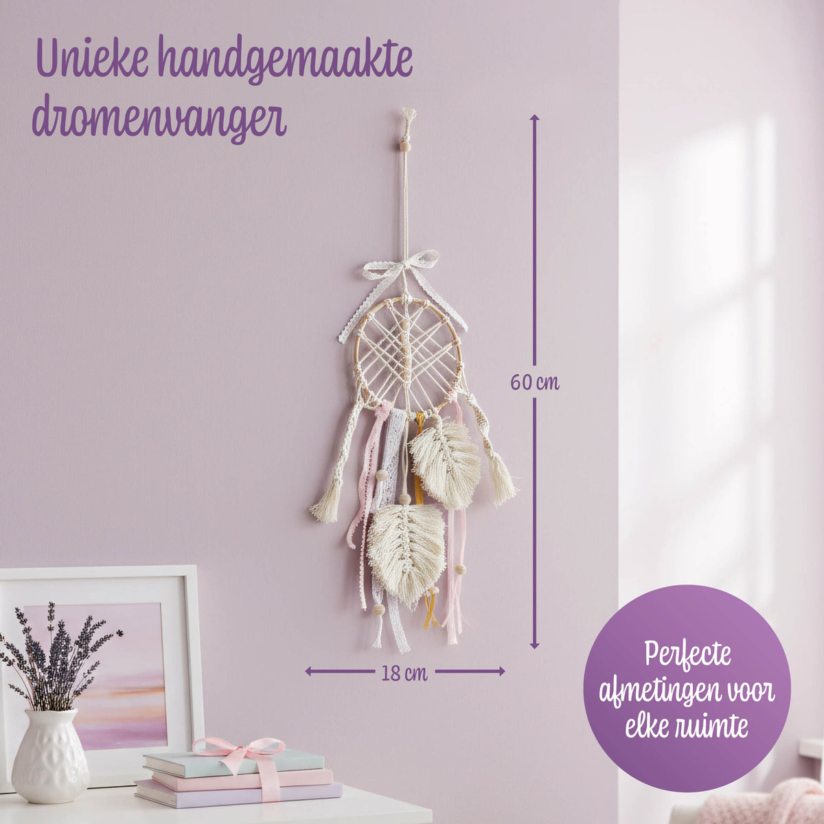Joya Creative Macramé Dream Catcher Craft Kit – DIY Dream Catcher Making with Step-by-Step Instructions