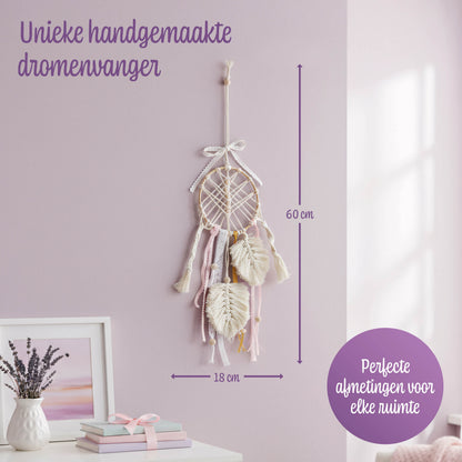 Joya Creative Macramé Dream Catcher Craft Kit – DIY Dream Catcher Making with Step-by-Step Instructions