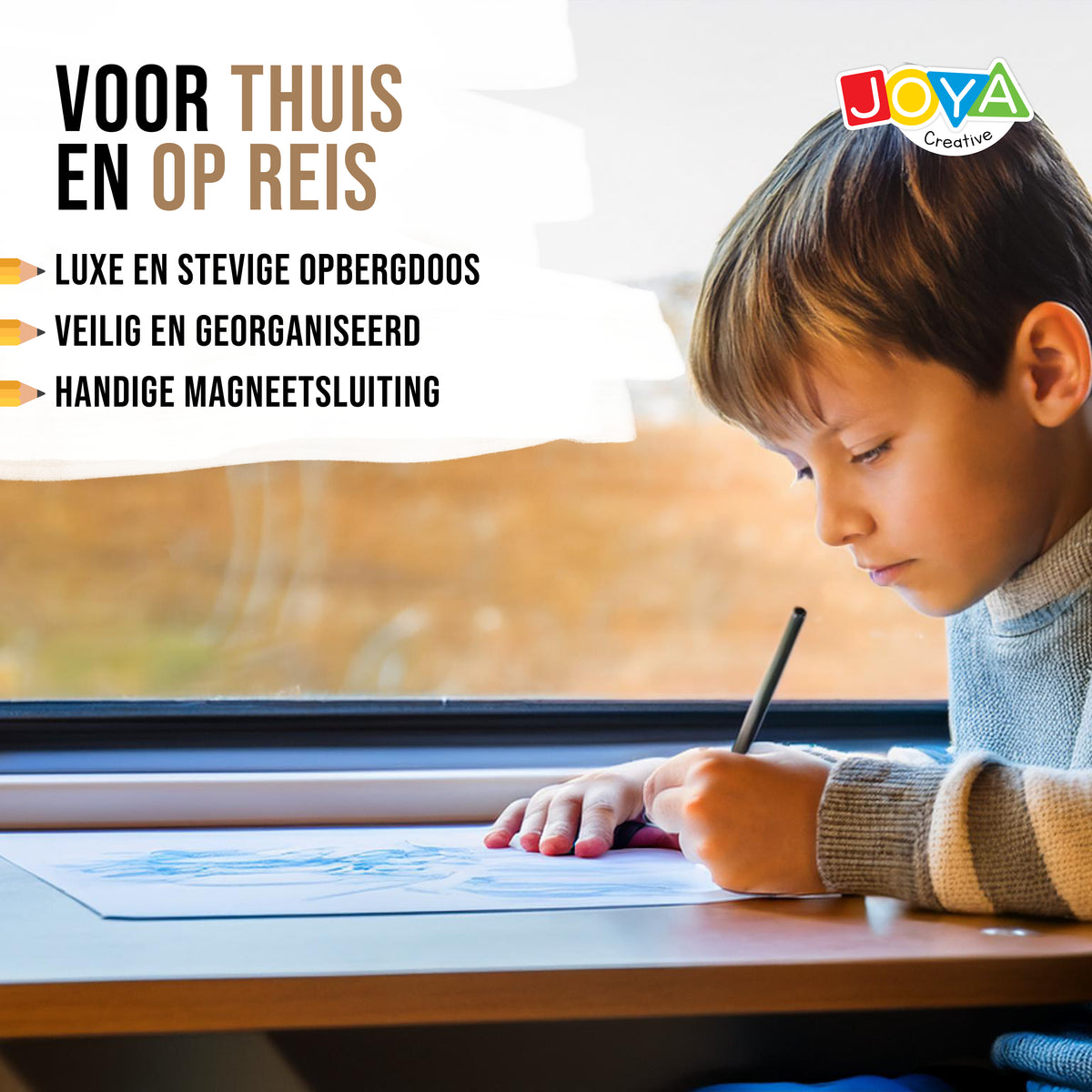 Joya Creative Professionele Kleurpotloden Set 72 Kleuren – Premium Tekenset voor Volwassenen en Kinderen