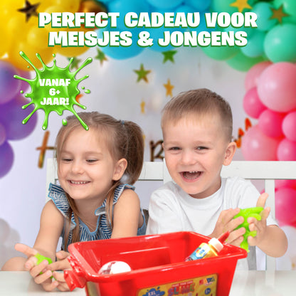 Joya Creative Set XXL para hacer slime – Crea tu propio slime con 6 tipos de slime metálico para niños
