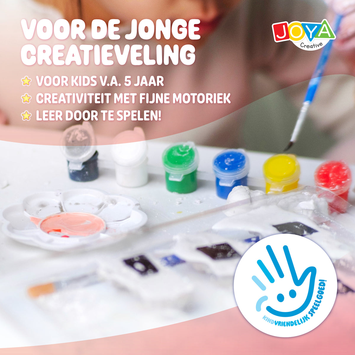 Joya Creative Unicorn Pour and Paint Set – Make 6 Unicorns with Paint and Brushes