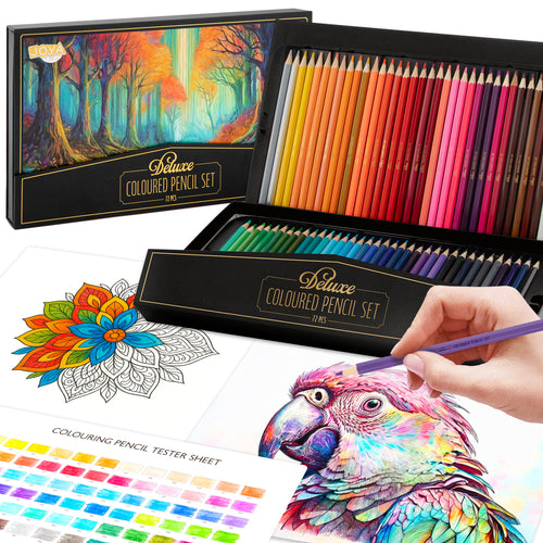Joya Creative Professional Colored Pencils Set 72 Colors – Premium Drawing Set for Adults and Children