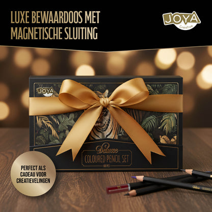 Joya Creative Set profesional de lápices de colores de 160 colores - Set de dibujo premium en una lujosa caja de almacenamiento para adultos